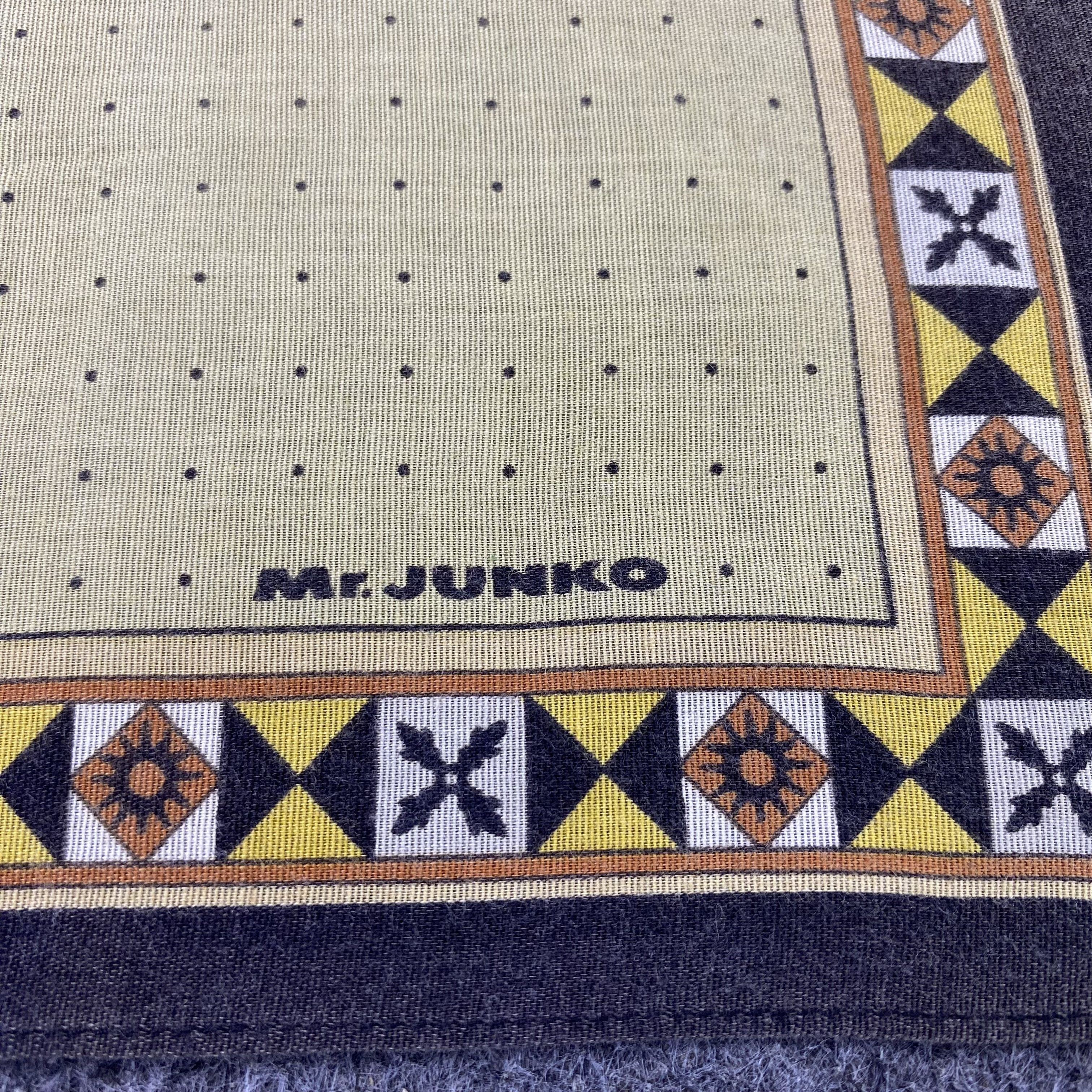 Japanese Brand Mr.Junko Handkerchief Neckerchief Bandana-B1919 Size ONE SIZE - 7 Thumbnail