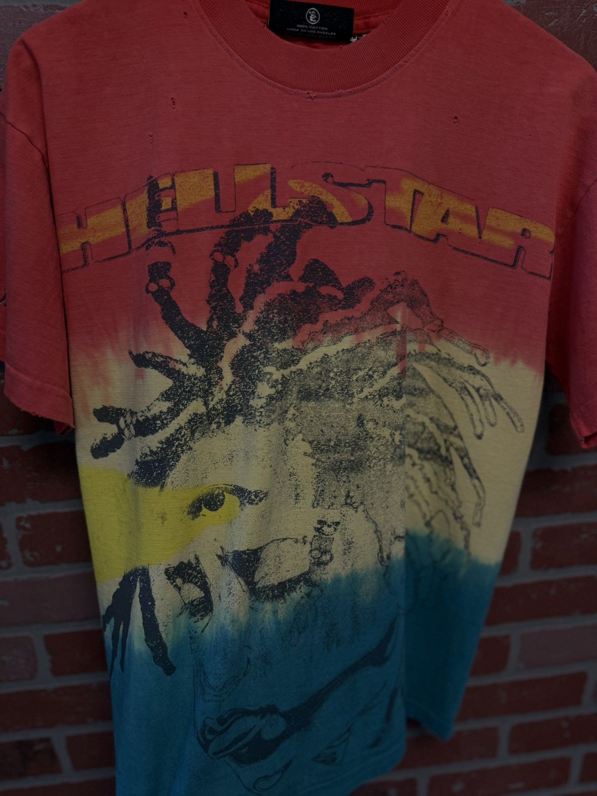 HELLSTAR Hellstar Rasta Tee Shirt Short Sleeve Colorful Size XS Size US XS / EU 42 / 0 - 5 Thumbnail