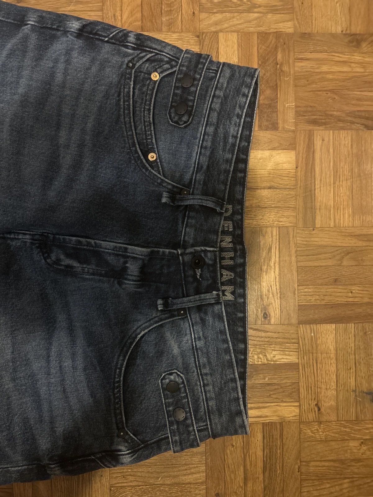 DENHAM Sasuke Blade Wide-Fit Jeans Size US 33 - 9 Thumbnail