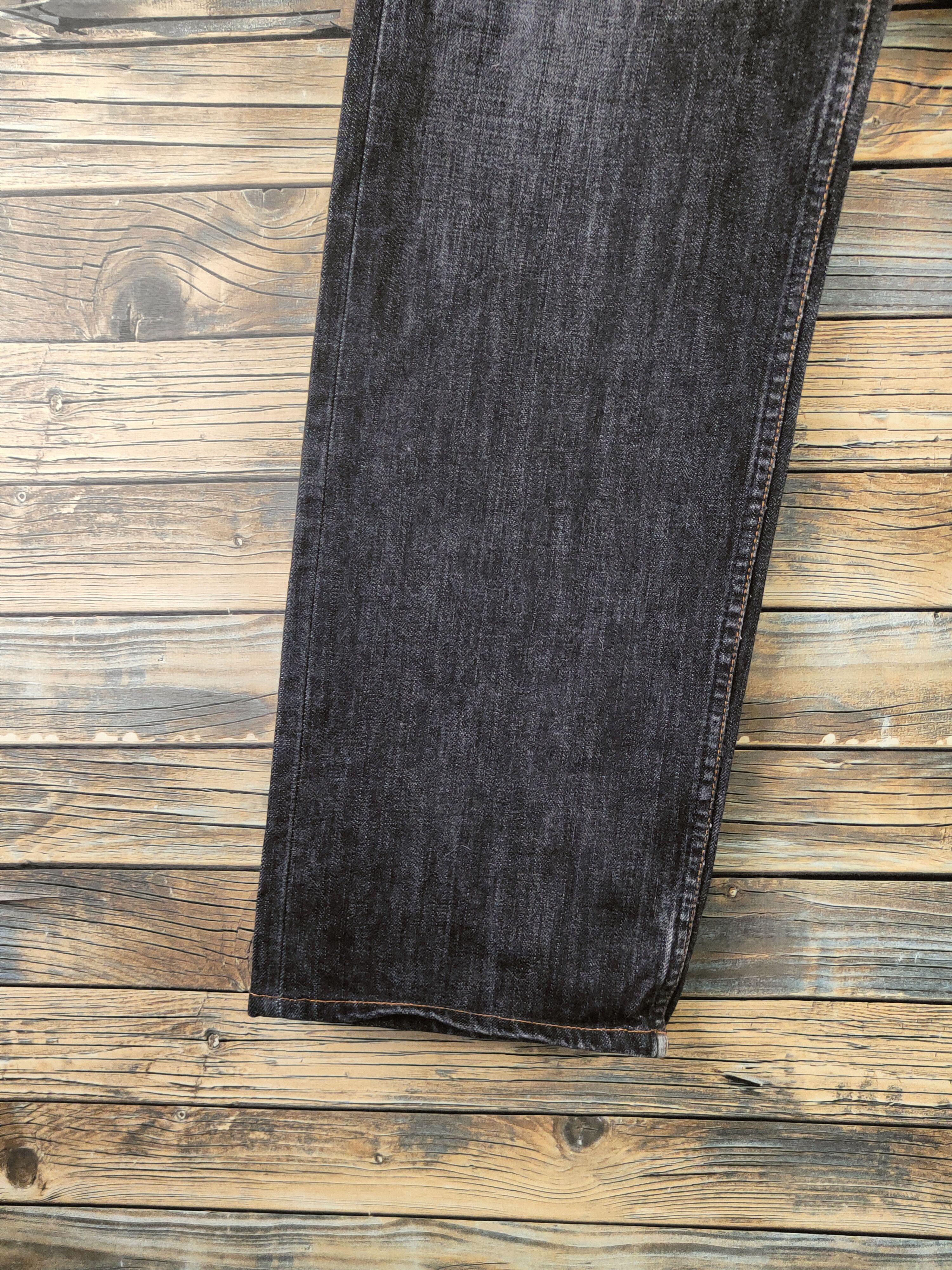 Levi's 503 Levi's Black Distressed Ripped Jeans #S2810 Size US 32 / EU 48 - 4 Thumbnail