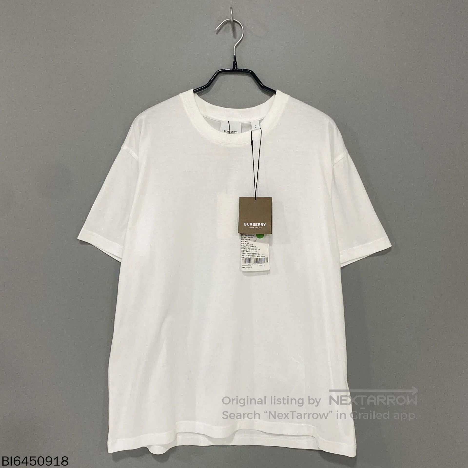 Burberry Burberry White Back Slogan Short Sleeve. Size US S / EU 44-46 / 1 - 1 Thumbnail