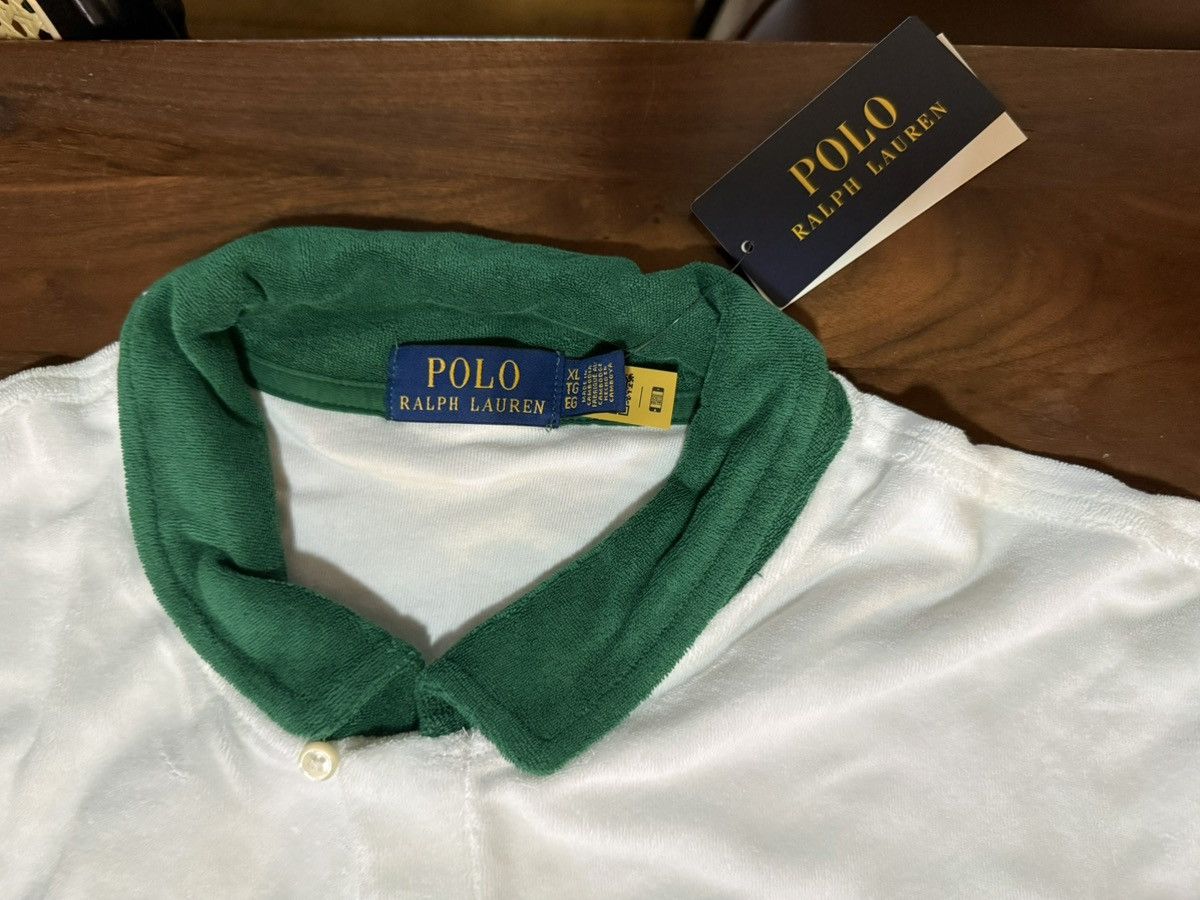 Polo Ralph Lauren Polo Ralph Lauren Standard Fit Terry Tennis Shirt White XL Size US XL / EU 56 / 4 - 7 Thumbnail