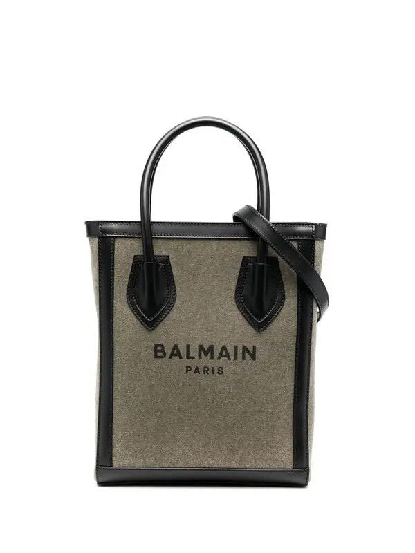 Balmain o1s1wg111225 Size:OS/B-Army 26 Tote Bag in Green Size ONE SIZE - 1 Thumbnail