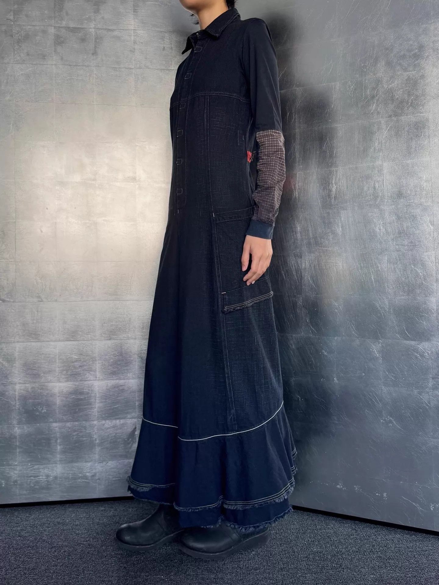 Marithe + Francois Girbaud MFG Vintage Denim Dress Size40 Size S / US 4 / IT 40 - 9 Thumbnail