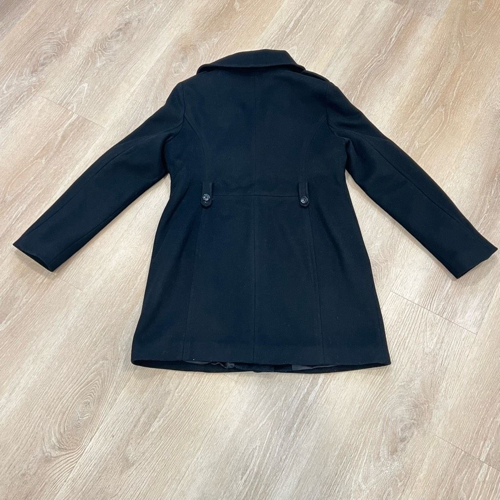 Michael Kors Michael Kors Wool Cashmere Blend Collared Peacoat Solid Blac Size L / US 10 / IT 46 - 2 Thumbnail