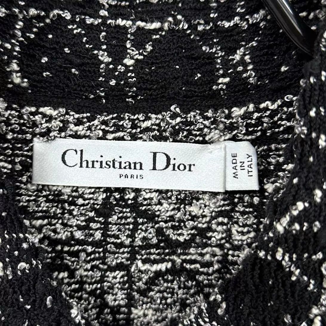 Dior Dior Black & White Houndstooth Tweed Jacket 38 Size S / US 4 / IT 40 - 6 Thumbnail