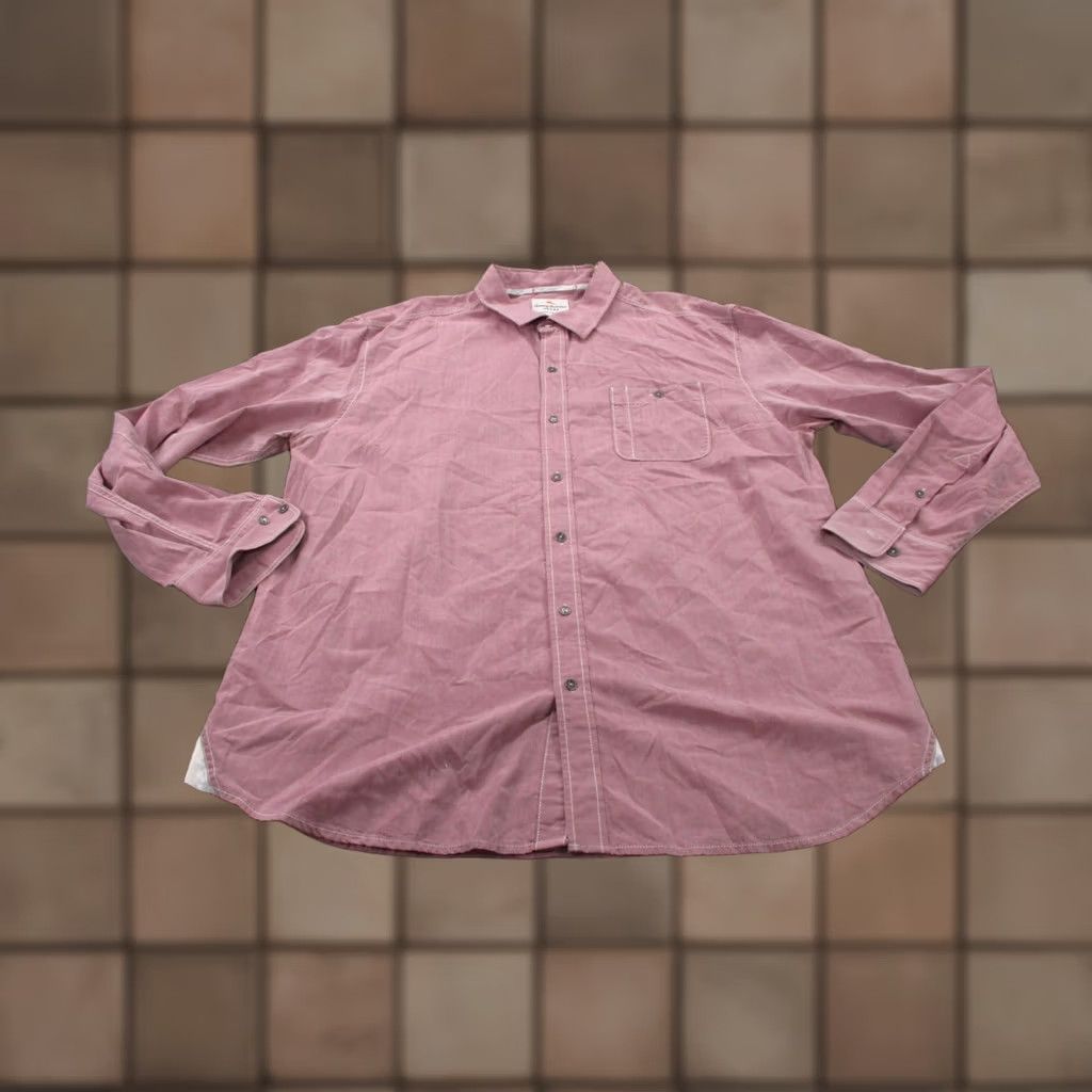 Tommy Bahama Tommy Bahama Shirt Mens XL Pink Island Crafted Perfect Fit Button-Up Casual Business Short Sleeve Shirt Size US XL / EU 56 / 4 - 1 Thumbnail