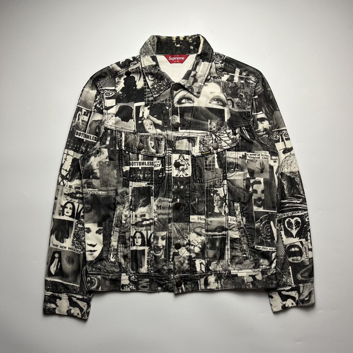 Supreme Supreme SS18 - Vibrations Corduroy Trucker Jacket Size US S / EU 44-46 / 1 - 1 Thumbnail