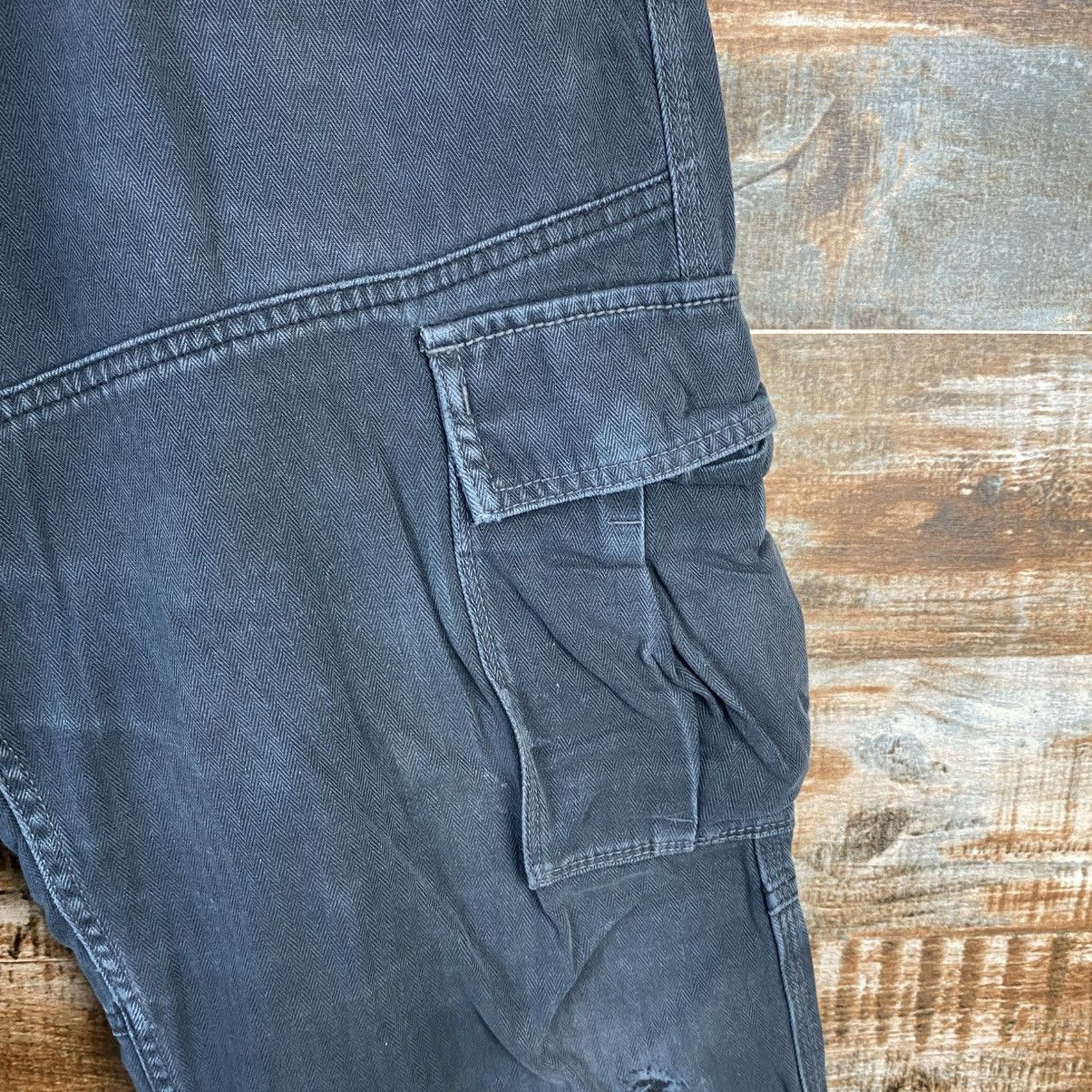 Japanese Brand DL Even River Dark Blue Cargo Multipocket Pants #C988 Size US 28 / EU 44 - 9 Thumbnail