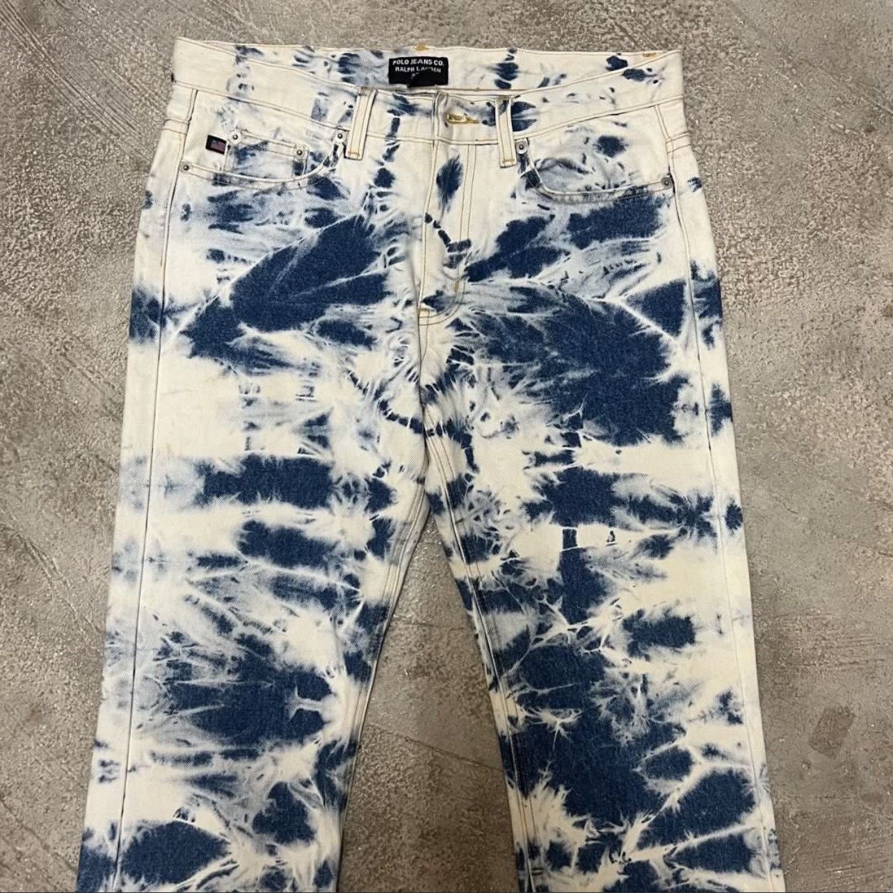 Polo Ralph Lauren Vintage Polo Ralph Lauren Jeans Co. Bleach Denim Jeans Size US 30 / EU 46 - 5 Thumbnail