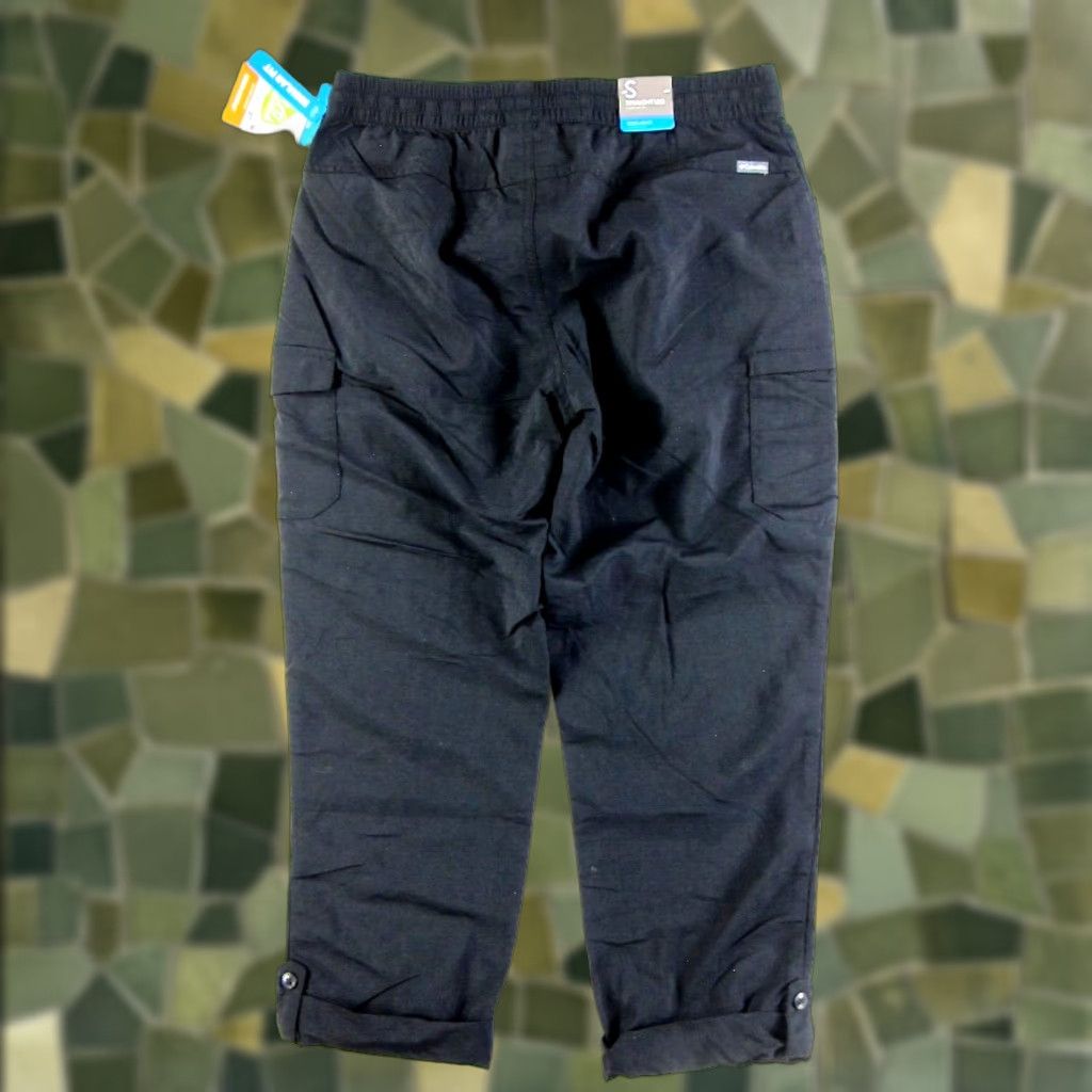 Vintage NWT Columbia Omni-Shield Black Nylon Pocket Capri Pant Small Womens Capri Pant Black Nylon Small NWT Columbia Omni-Shield Pocket Capri Pant Size 28" / US 6 / IT 42 - 1 Thumbnail