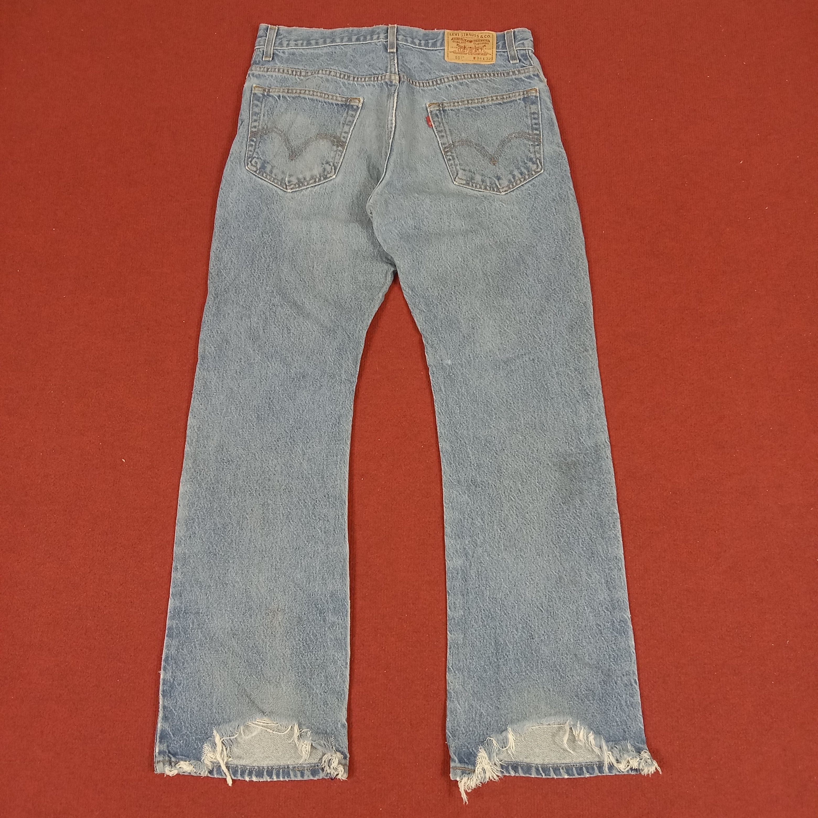 Levi's × Vintage Levis Daily Wear Rock Bootcut Style Distressed Jeans Size US 33 - 5 Thumbnail