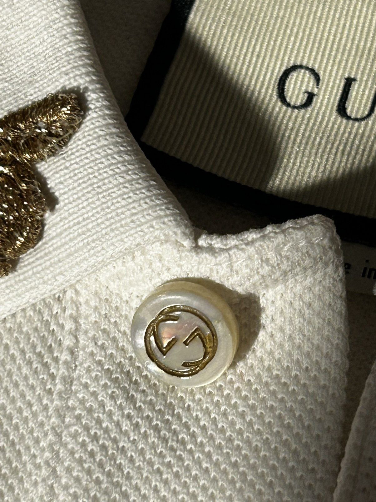 Gucci White classic Gucci Polo Size US M / EU 48-50 / 2 - 4 Thumbnail