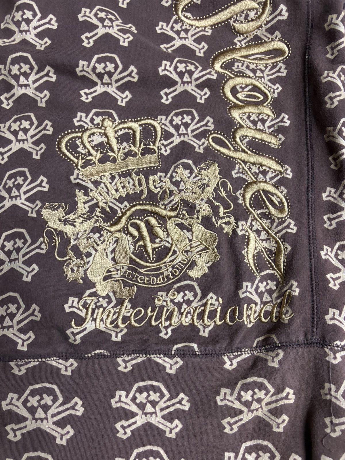 KMRii International Playez Skulls Stussy Inspired hoodie distress Size US L / EU 52-54 / 3 - 17 Thumbnail