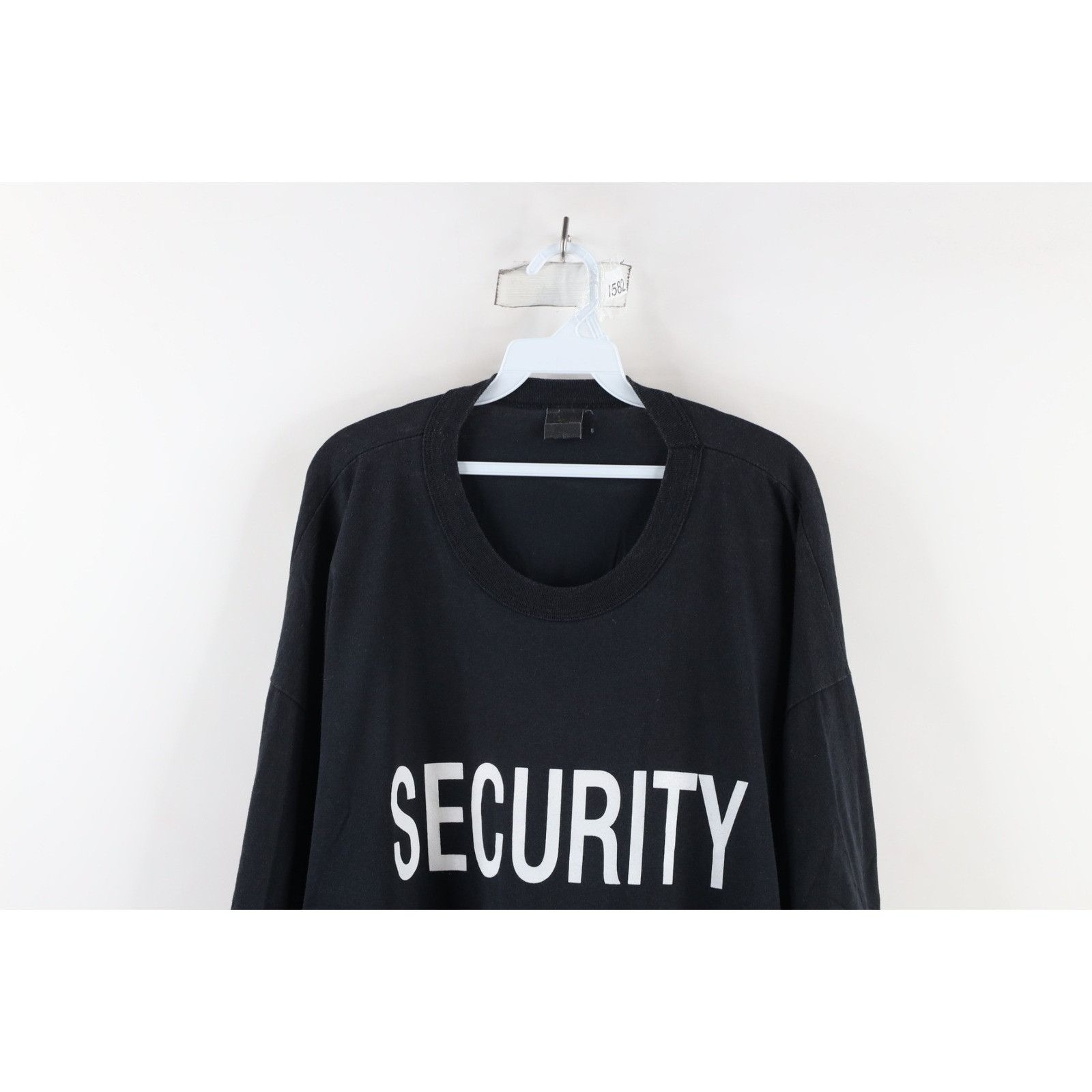 Vintage Vintage 90s Streetwear Faded Spell Out Security T-Shirt 3XL Size US XXL / EU 58 / 5 - 2 Thumbnail