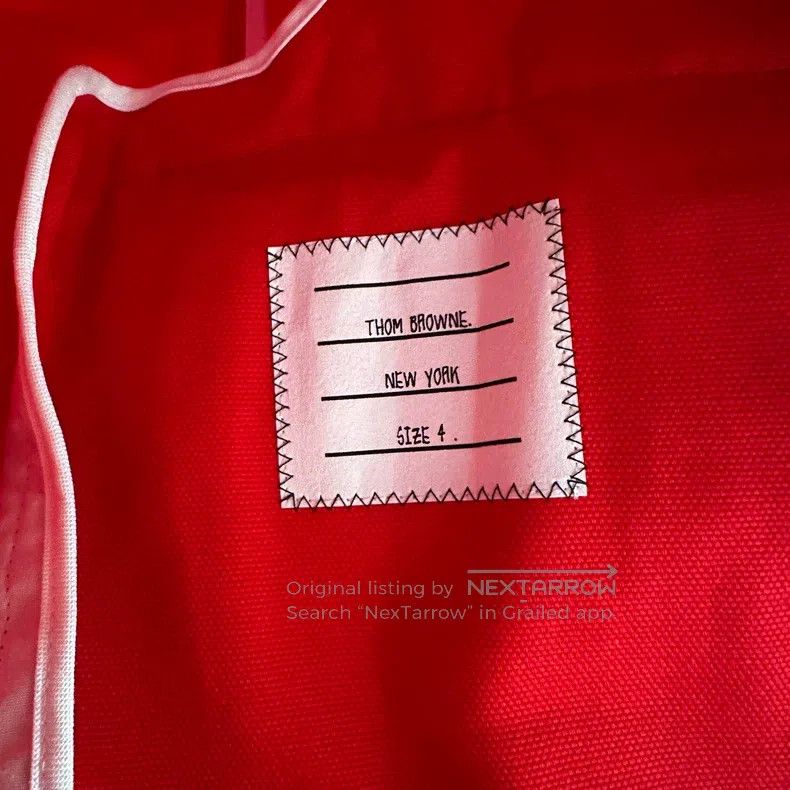 Thom Browne Thom Browne Red striped jacket Size US XL / EU 56 / 4 - 8 Thumbnail