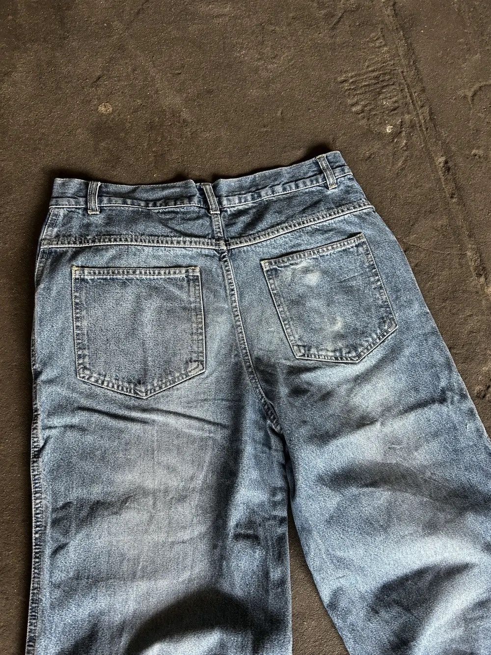 JNCO × Japanese Brand Vintage Baggy Rap sk8 Jnco Style Washed Jeans y2k Size US 32 / EU 48 - 5 Thumbnail