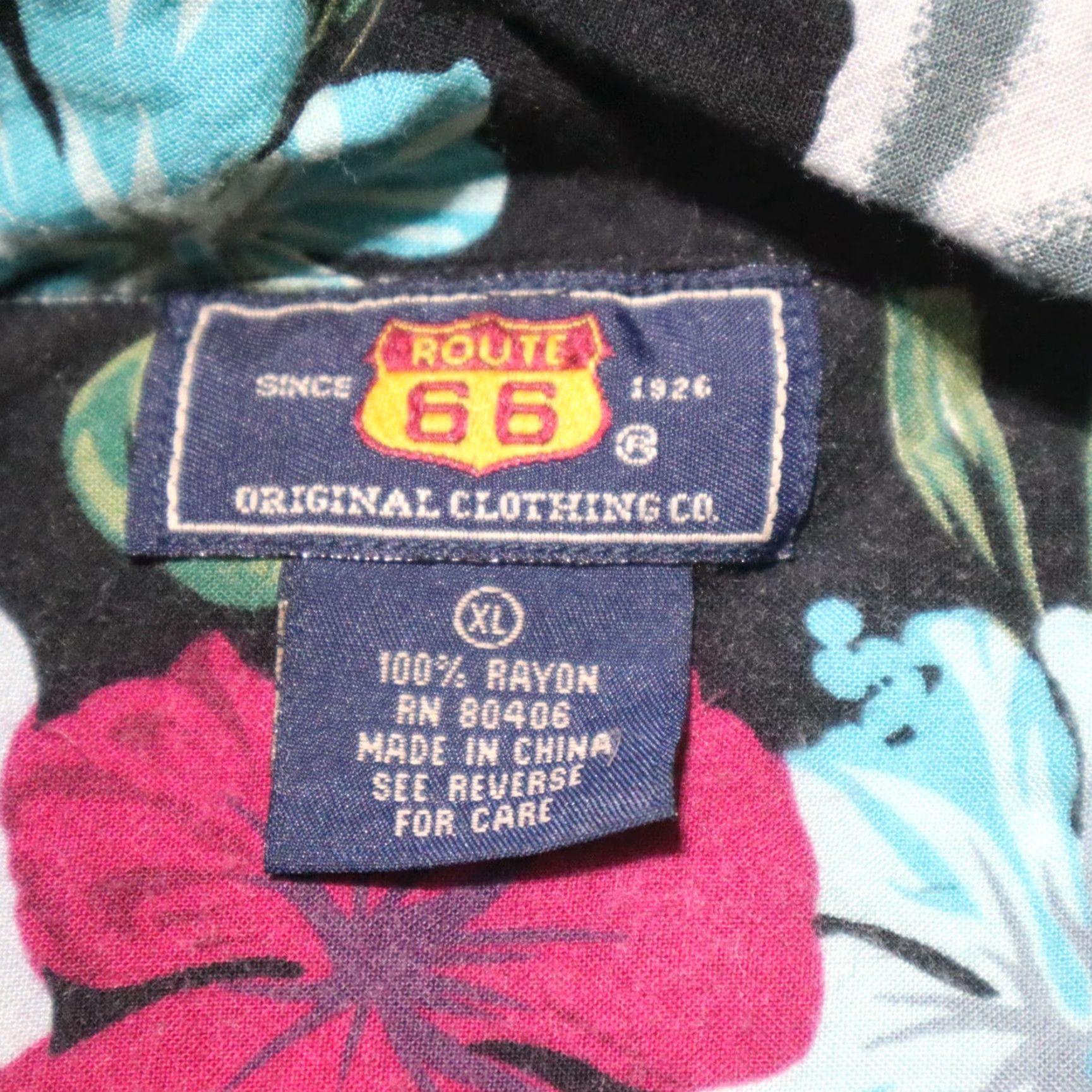 Route 66 Route 66 Shirt Men XL Hawaiian Floral Multicolor Button-Up Short Sleeve Size US XL / EU 56 / 4 - 3 Thumbnail