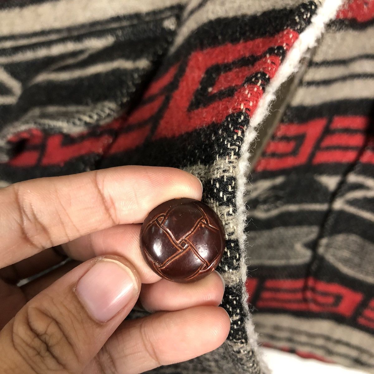 Toyo Enterprises 🔥Vintage Wool Jacket Navajo Native Design Kentucky Cardinal Size US M / EU 48-50 / 2 - 16 Thumbnail