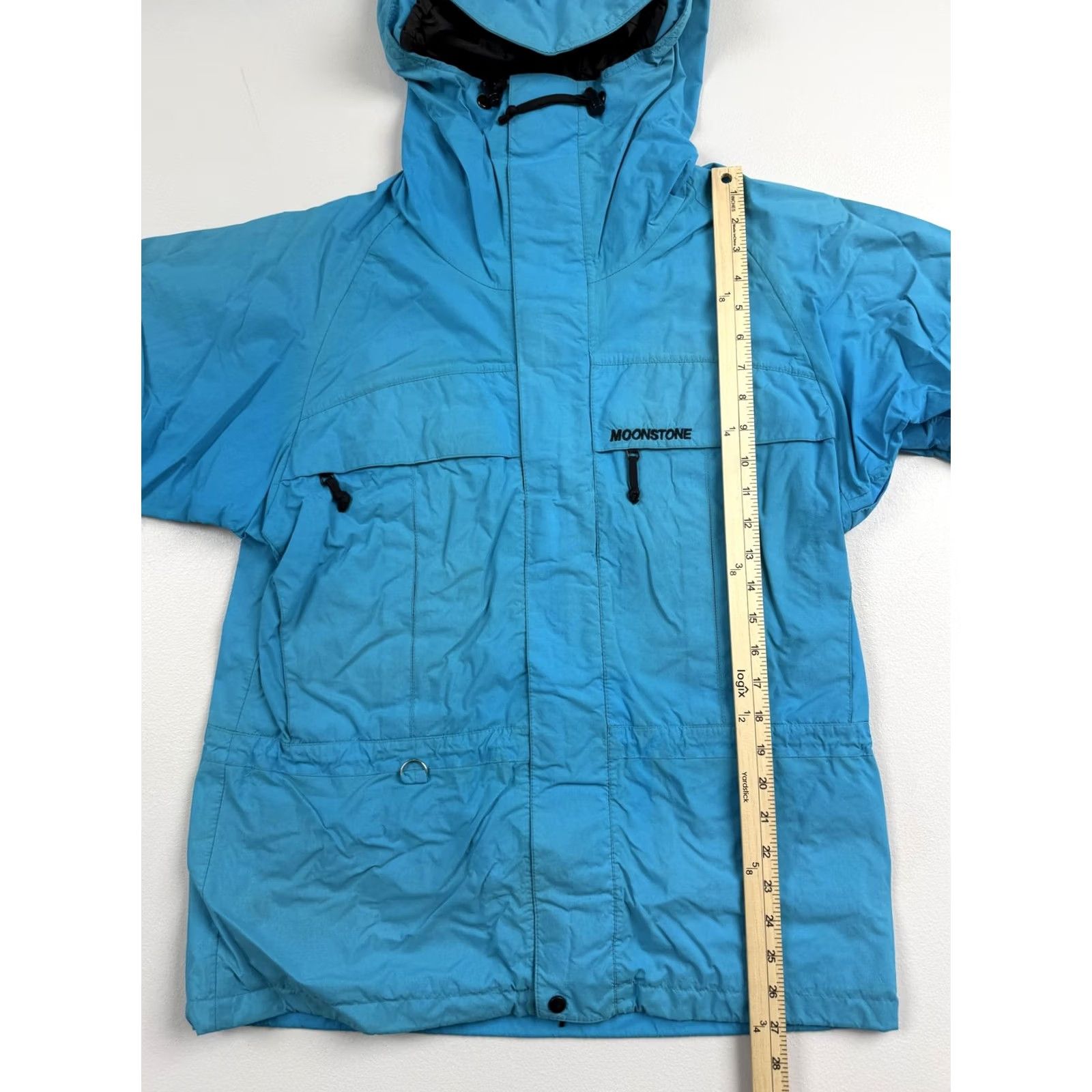 Vintage VINTAGE Moonstone Jacket Mens M Blue Hooded Full Zip Ski Insulated 90s Size US M / EU 48-50 / 2 - 4 Thumbnail