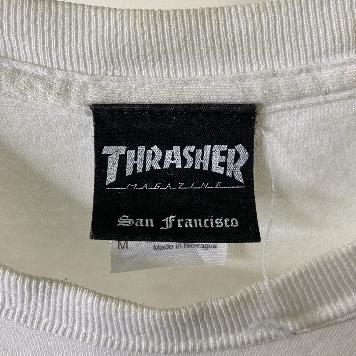 Thrasher Vintage Y2K Thrasher Magazine Skateboard Skater T Shirt Size US M / EU 48-50 / 2 - 3 Thumbnail