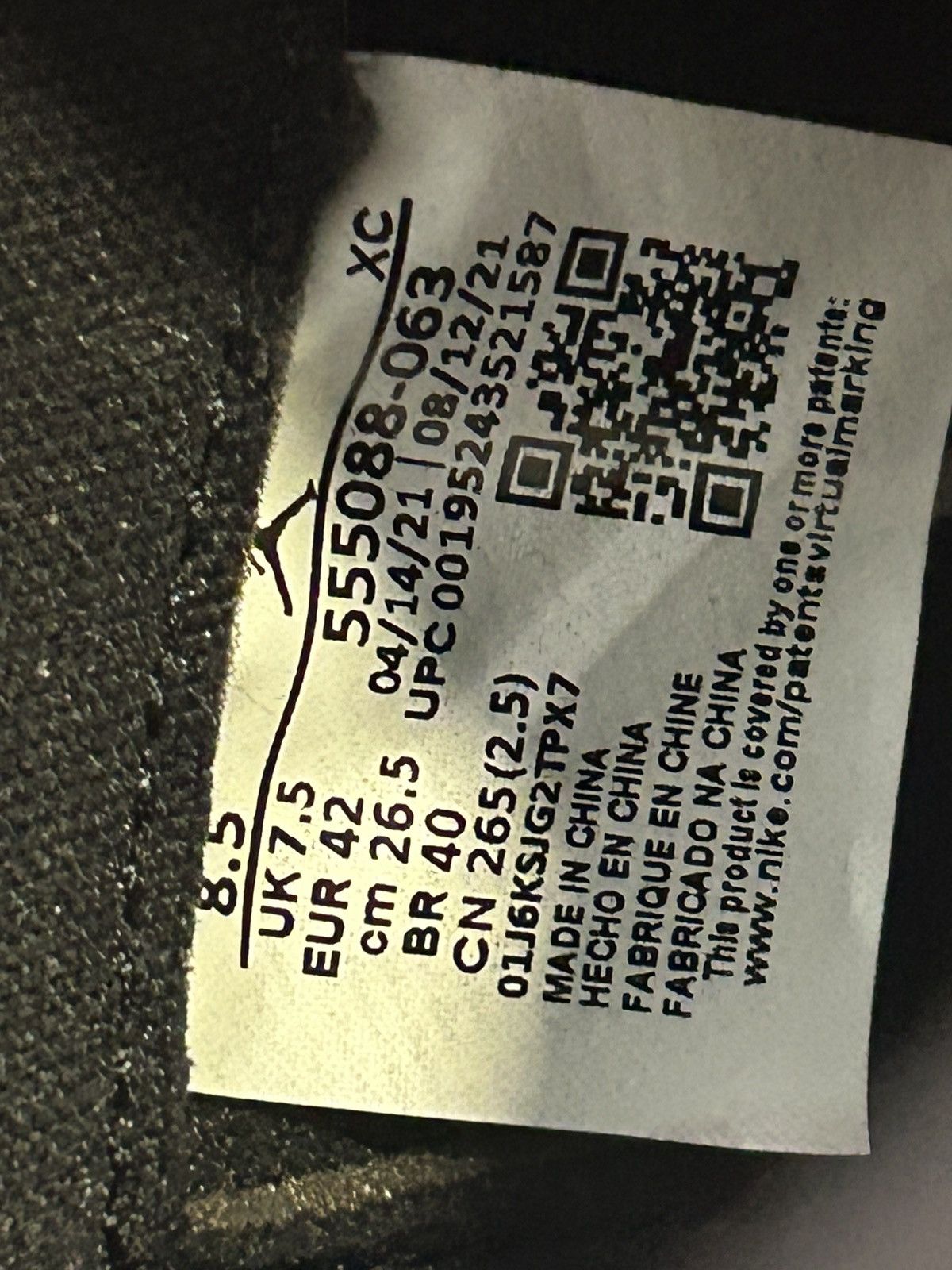 Jordan Brand Jordan 1 patent bred Size US 8.5 / EU 41-42 - 8 Thumbnail