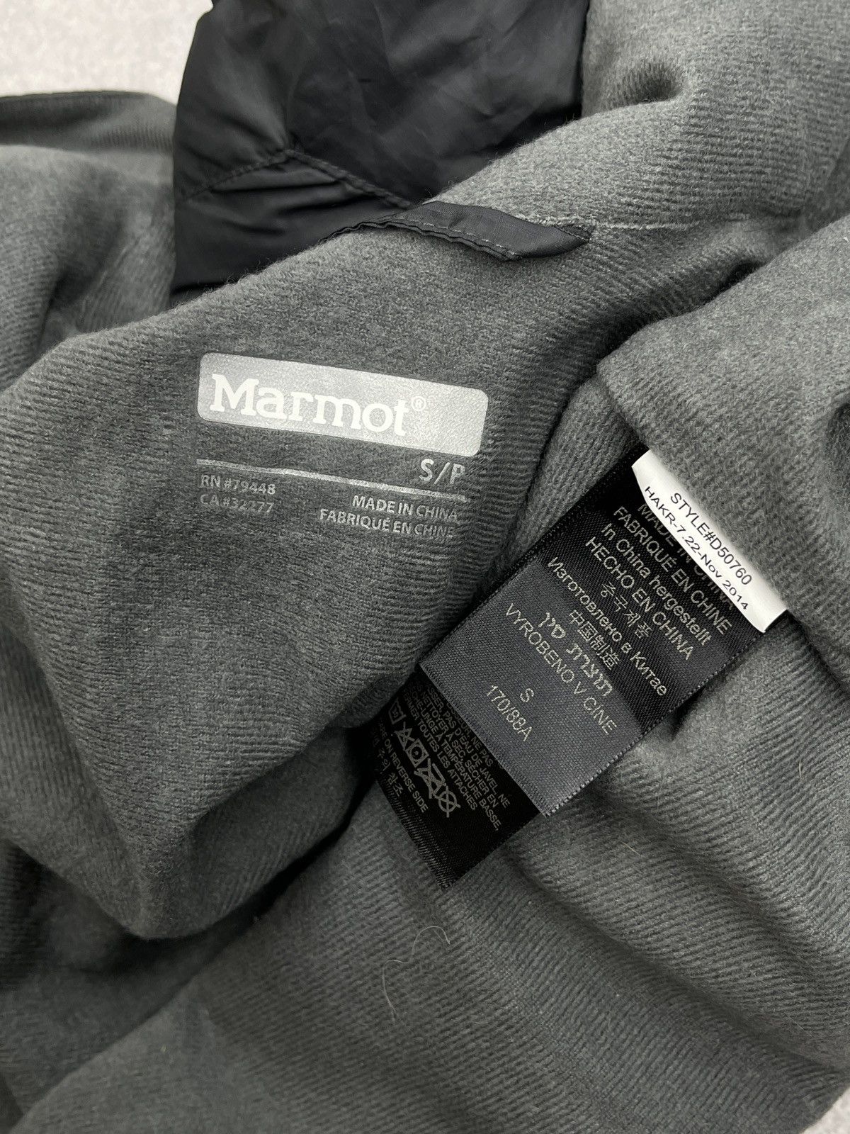 Marmot Mens Marmot Nylon Vest Grey Outdoor Gorpcore Size S Size US S / EU 44-46 / 1 - 13 Thumbnail
