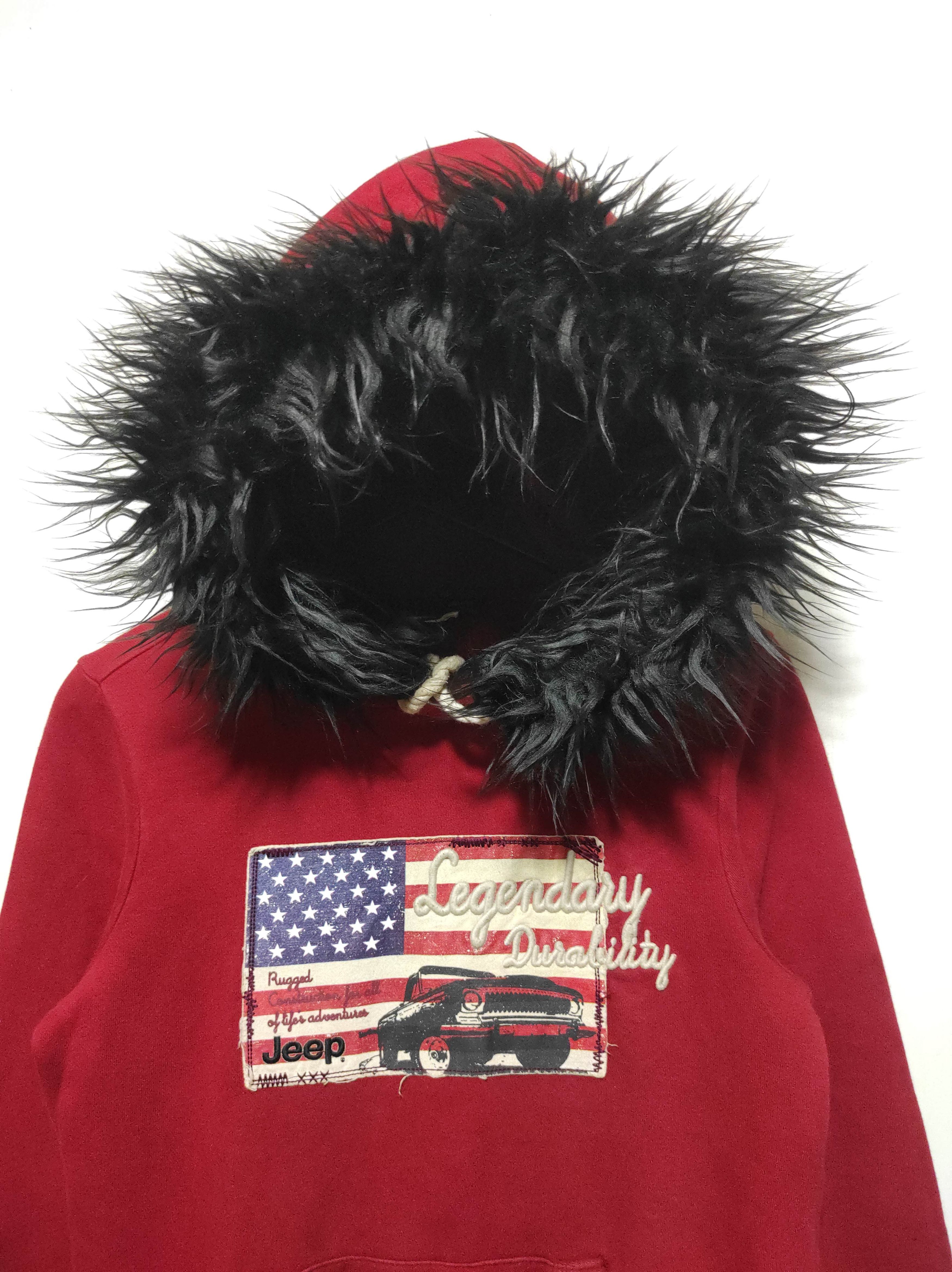 Jeep Jeep Legendary Durability USA Flag Fur Hoodie i6w9 LBG style Size US S / EU 44-46 / 1 - 3 Thumbnail