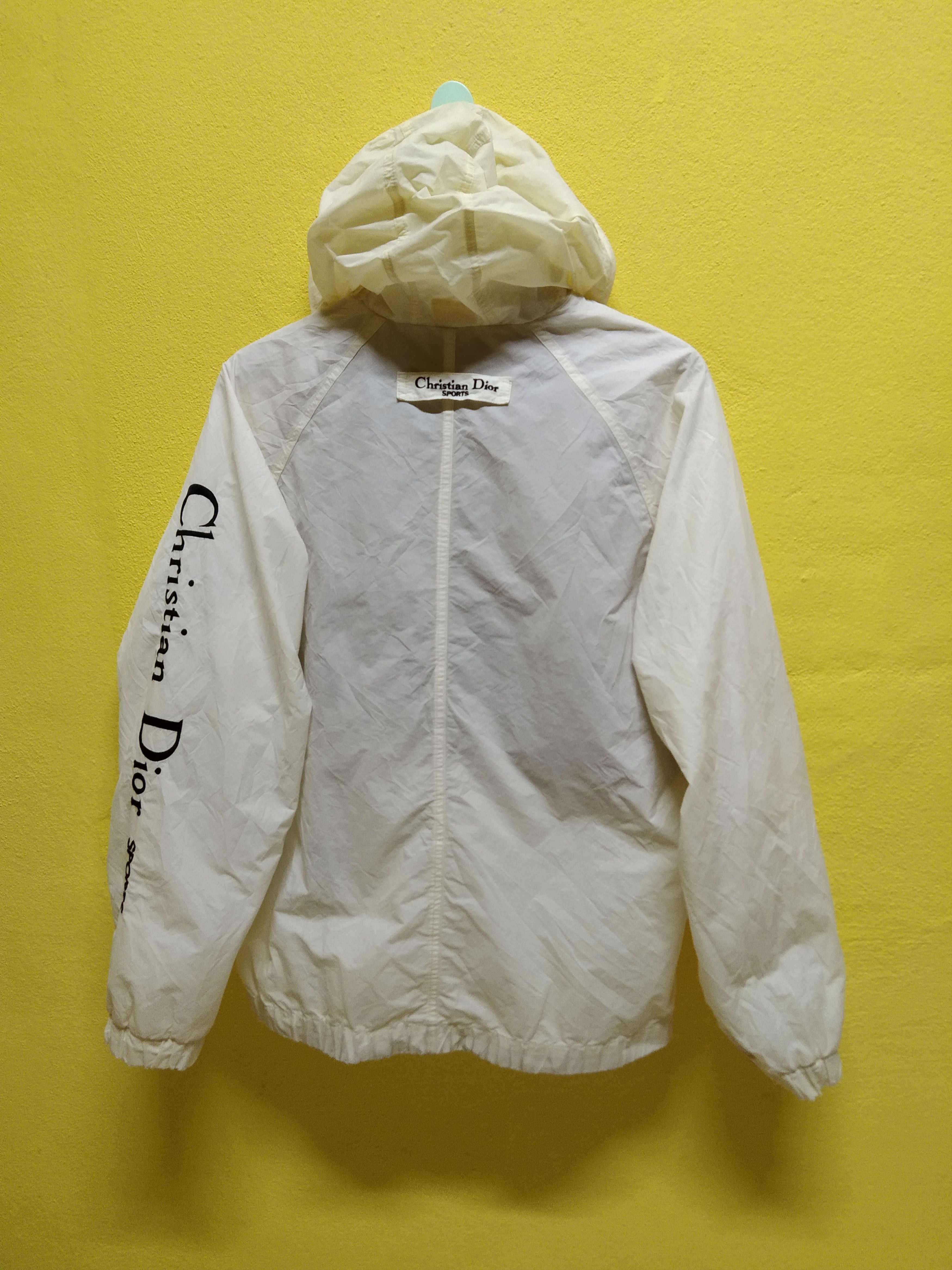 Christian Dior Monsieur Christian Dior Sports Spell Out Embroidery Hooded Jacket Size US XL / EU 56 / 4 - 4 Thumbnail