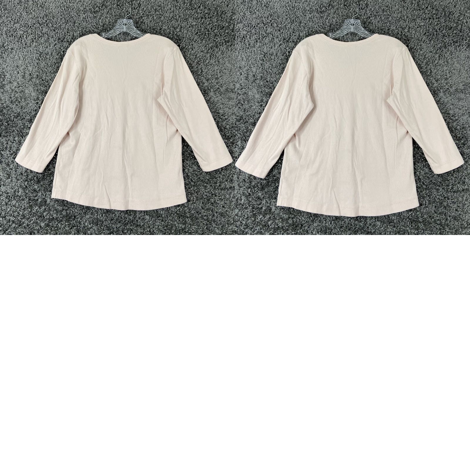Eddie Bauer VINTAGE? Wait: Eddie Bauer Pink Blouse Women L V-Neck Blouse Women Adult Large Pink V-Neck Eddie Bauer Womens L Size L / US 10 / IT 46 - 8 Thumbnail