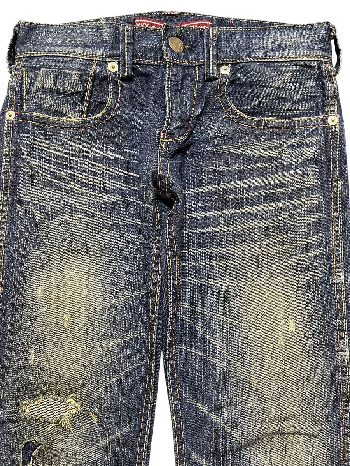 If Six Was Nine Vintange Liberto Mud Wash Faded Clawmark Distress Style Jean Size US 30 / EU 46 - 3 Thumbnail