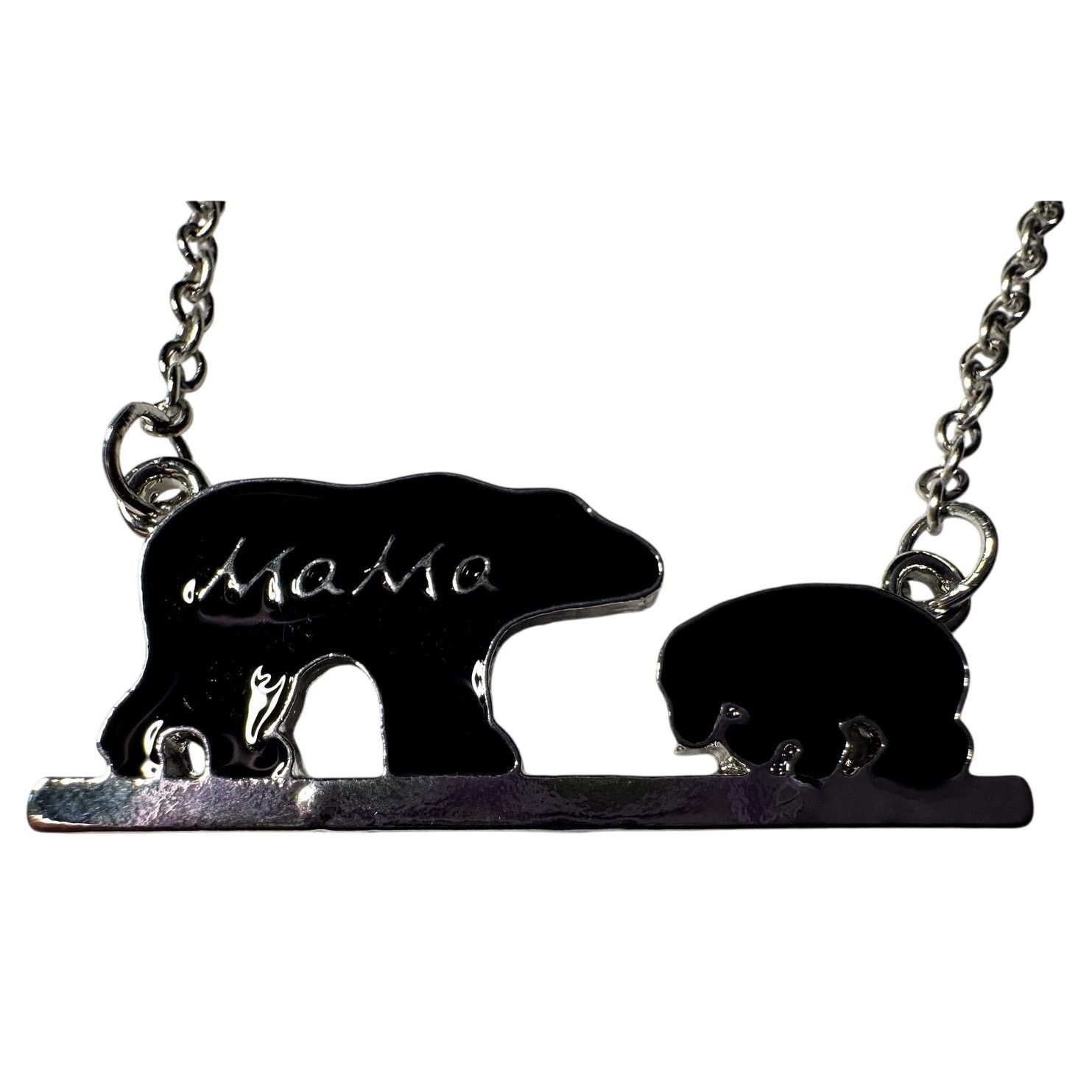 & Other Stories Mama Bear with 1 Cub Necklace Size ONE SIZE - 1 Thumbnail