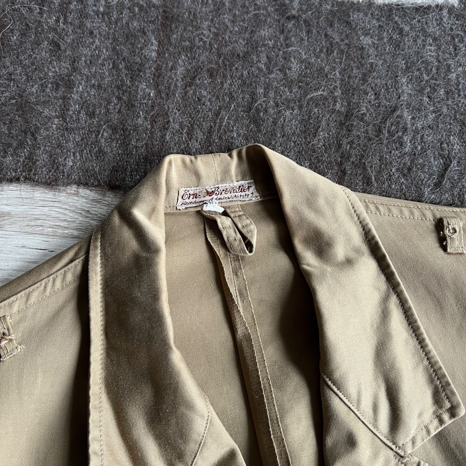 Vintage Ernst Brendler 60s Vintage German Military Jacket 8664AC Size US L / EU 52-54 / 3 - 8 Thumbnail