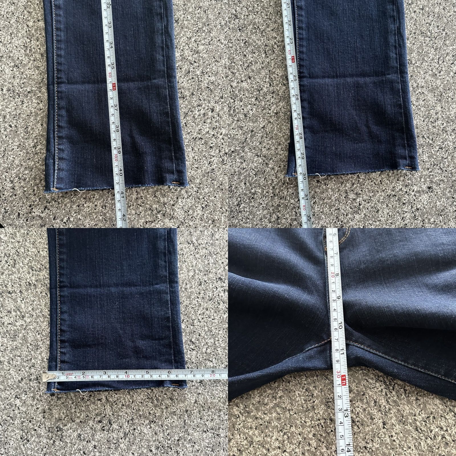 Denime Giordano Jeans Women’s Size 26 Slim Straight Dark Wash Stretch Denim Size 26" / US 2 / IT 38 - 8 Thumbnail