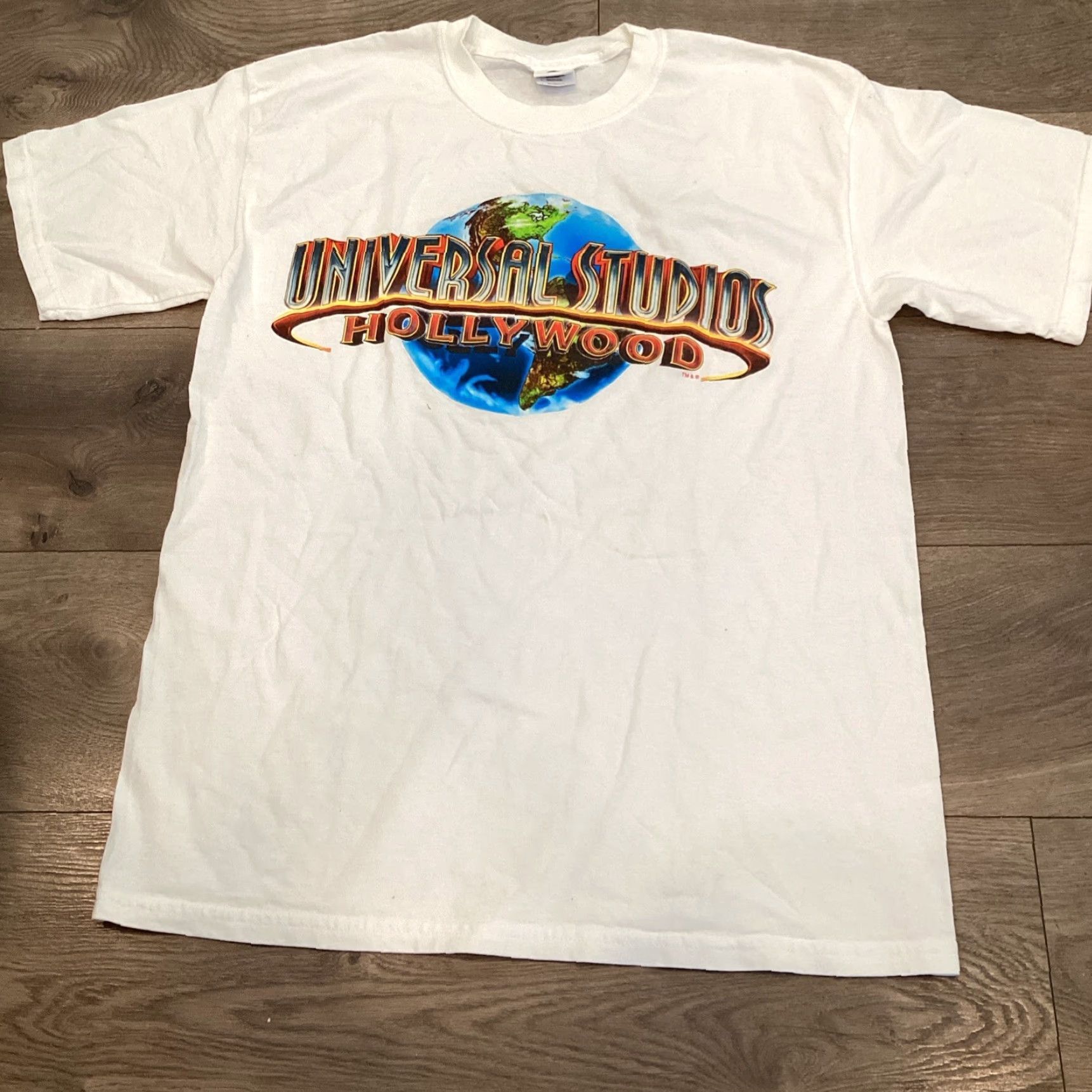Vintage VINTAGE Universal Studios Hollywood T-Shirt Large White Short Sleeve Mens Size US L / EU 52-54 / 3 - 2 Thumbnail