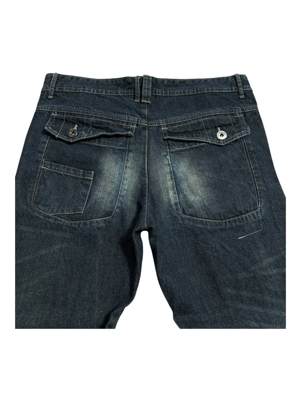 Hysteric Glamour VTG Combate Rick OWENS Type! Y2K Japan Denim Jeans Size US 34 / EU 50 - 8 Thumbnail