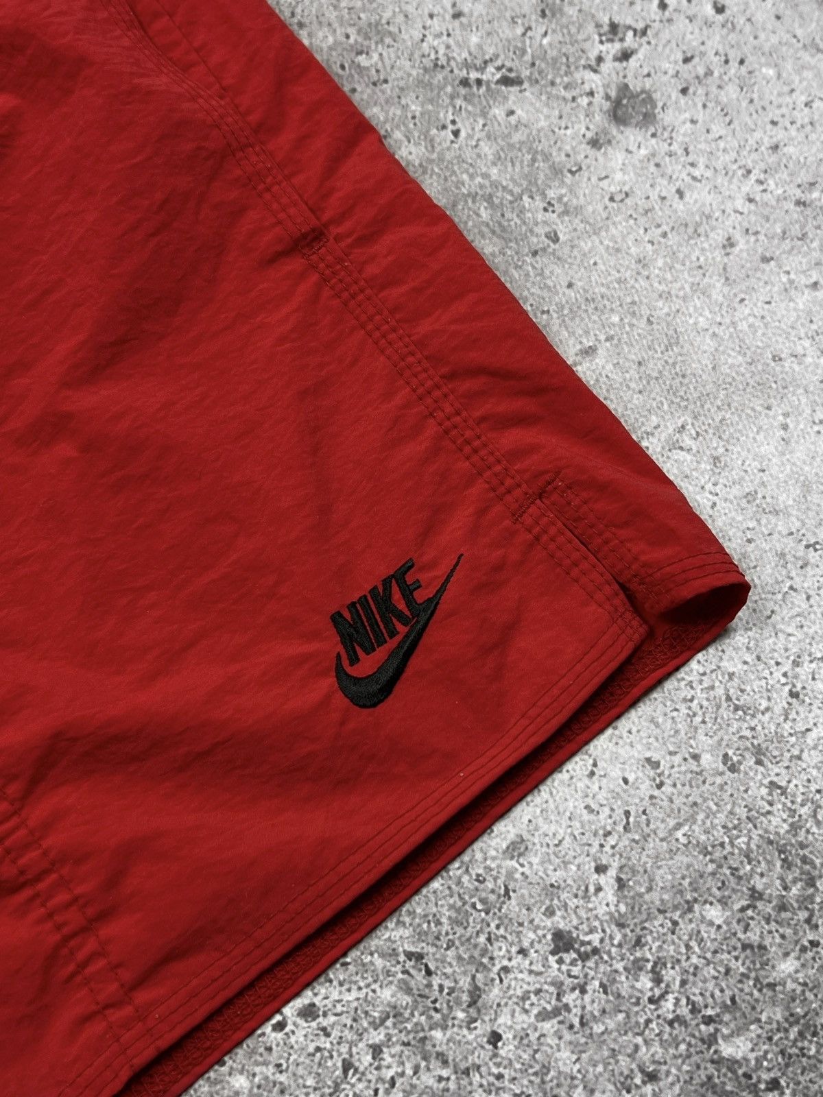 Nike Nike Vintage Nylon Shorts Swoosh Drill Y2K Size US 33 - 2 Thumbnail