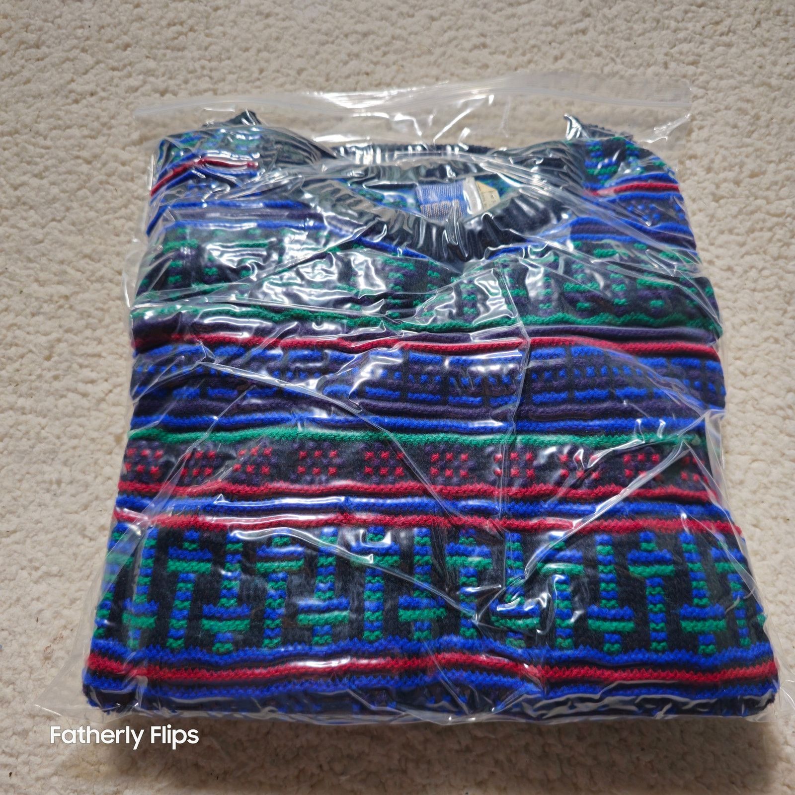 Robert Bruce Vintage Robert Bruce Geometric Knit Sweater Mens M USA Made Size US M / EU 48-50 / 2 - 15 Thumbnail