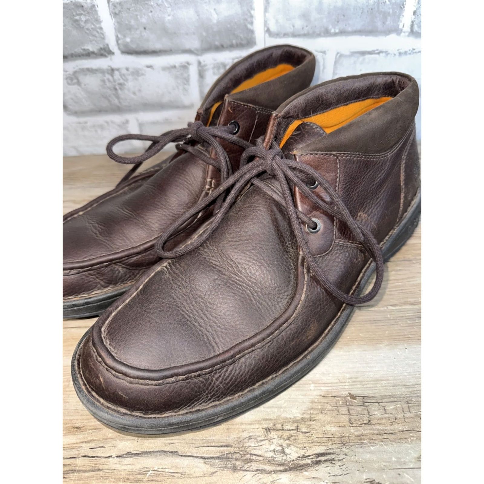 Timberland Timberland Earthkeepers Brown Leather Chukka Boots Mens 11.5 Size US 12 / EU 45 - 3 Thumbnail