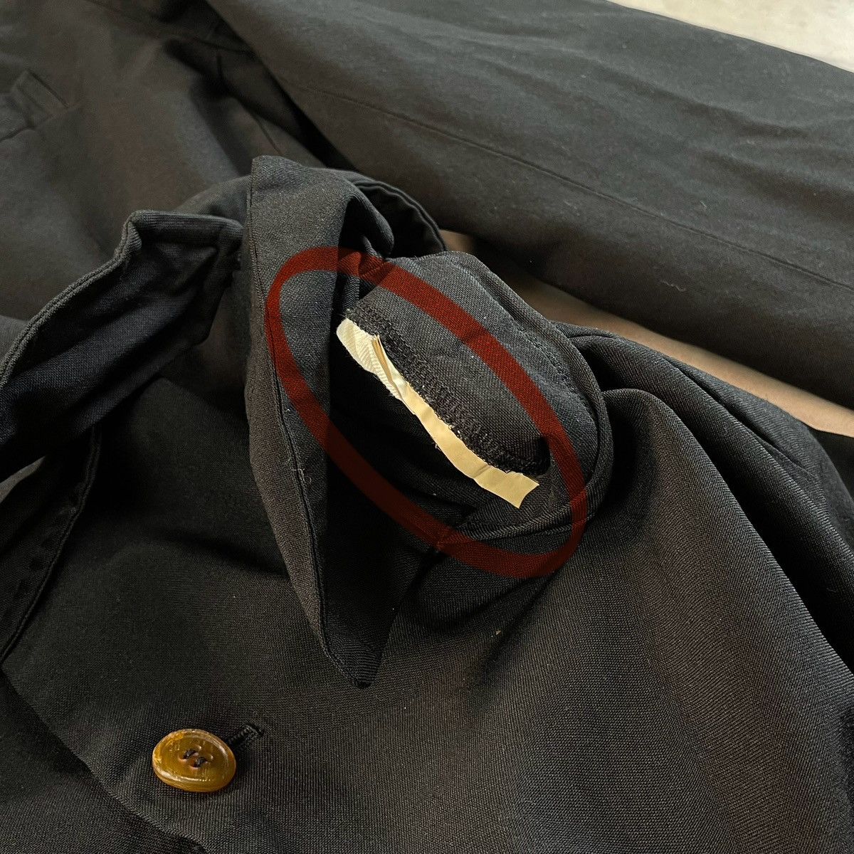 Comme des Garcons × Comme des Garcons Homme Plus Comme Des Garcons 90s Japan Dyed Trench Coat Jacket Size L / US 10 / IT 46 - 21 Thumbnail