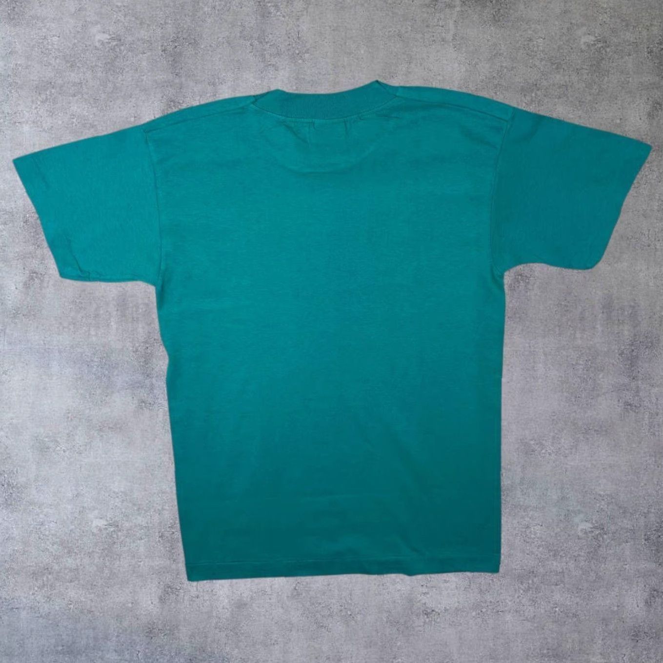 Vintage VINTAGE Screen Stars T-Shirt Rockers Revenge Graphic Turquoise Biker Spellout Short Sleeve S Mens Size US S / EU 44-46 / 1 - 2 Thumbnail