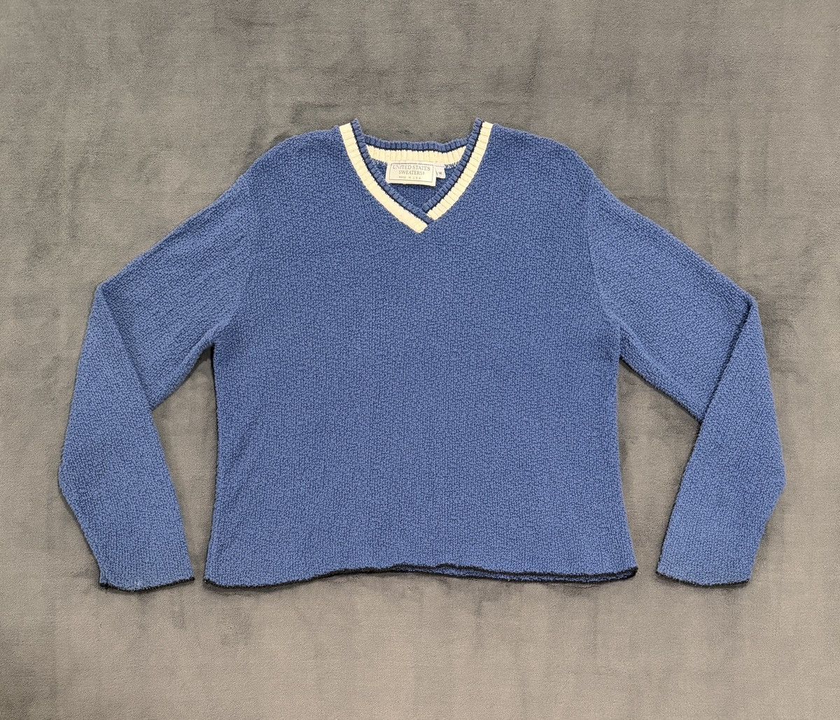 Other Vintage United States Sweaters Knit V Neck Made In USA Size M / US 6-8 / IT 42-44 - 5 Thumbnail