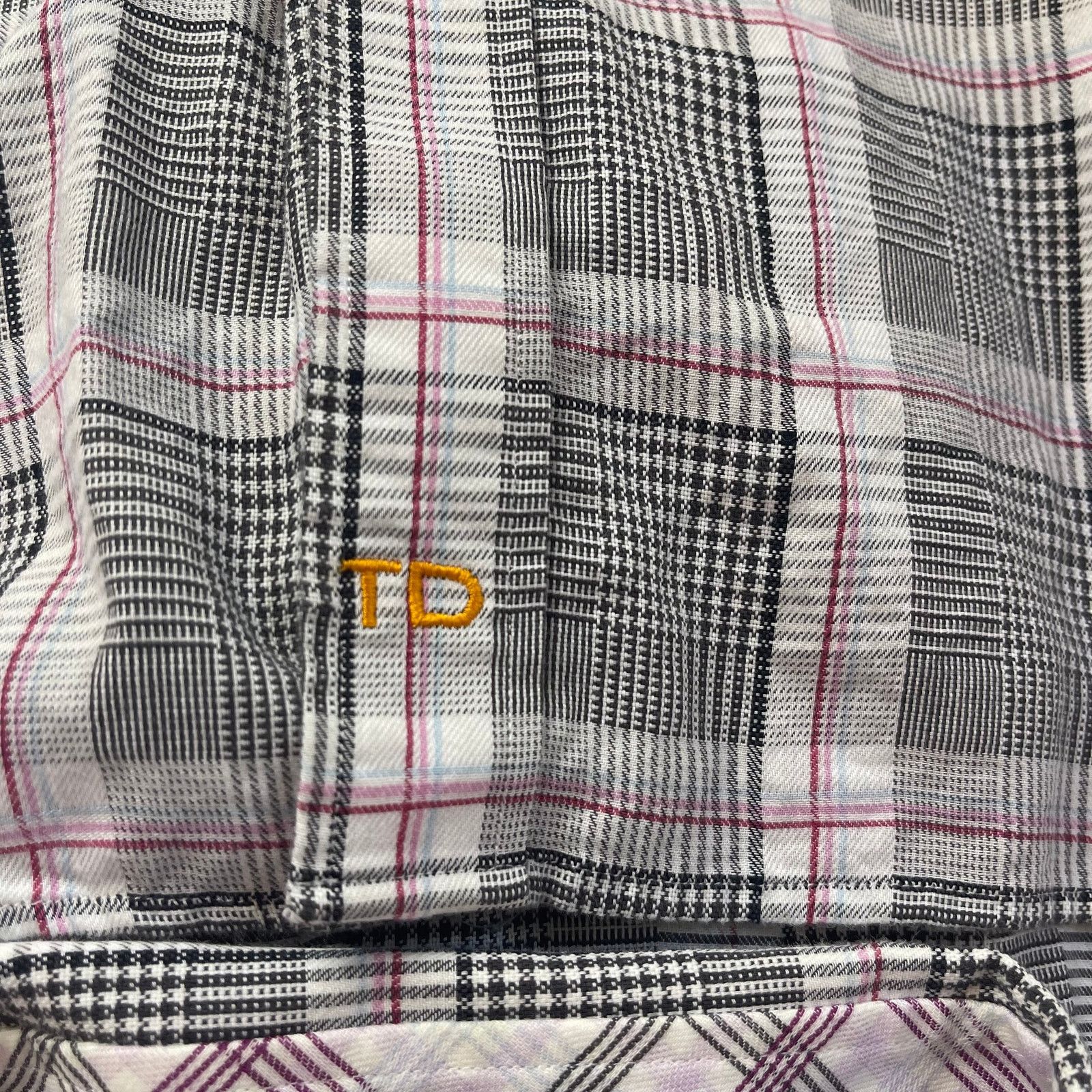 Thomas Dean Thomas Dean Button Down Plaid Cotton Casual Shirt, XXL Size US XXL / EU 58 / 5 - 8 Thumbnail