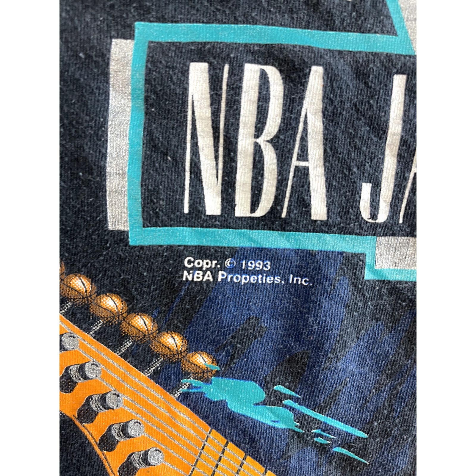Other VTG 1994 PHOENIX SUNS NUTMEG NBA JAM SESSION TOUR SHIRT SING Size US L / EU 52-54 / 3 - 7 Thumbnail