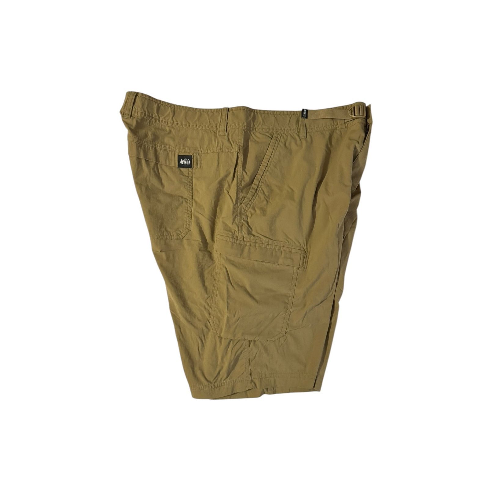 Rei REI Men’s Beige Cargo Outdoor Sports Shorts Adjustable 40” Size US 40 / EU 56 - 4 Thumbnail