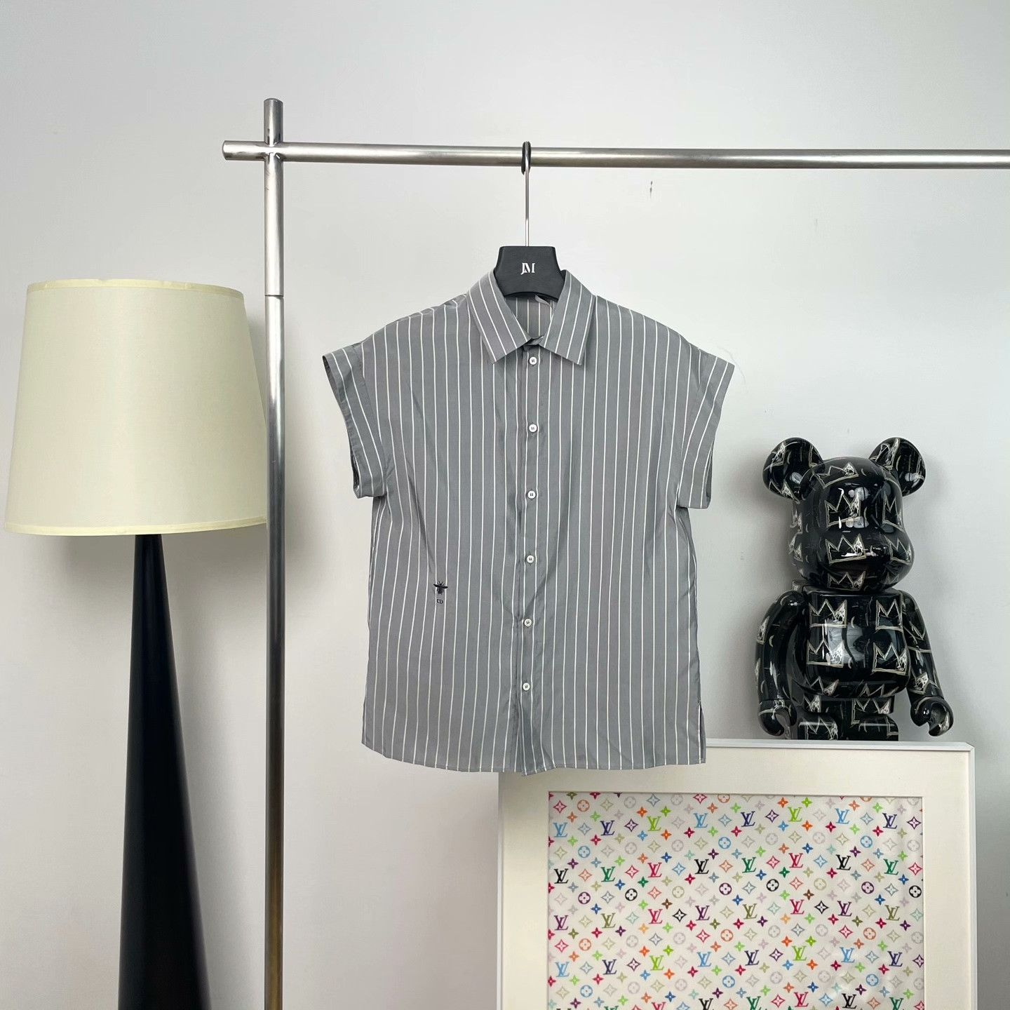 Dior Dior Embroidered Striped Button Up it_36 Women Size XS / US 0-2 / IT 36-38 - 1 Thumbnail