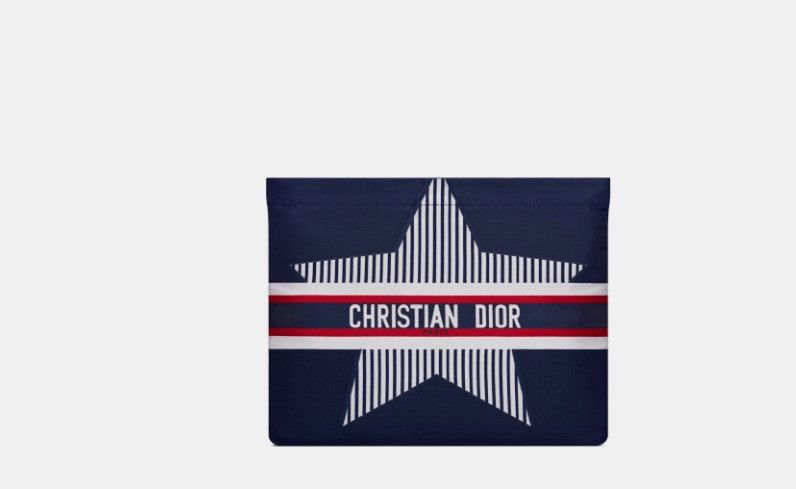 Dior o1w1db10225 Size: OS / S5440VNS Zipped Pouch in Navy Blue Size ONE SIZE - 1 Thumbnail