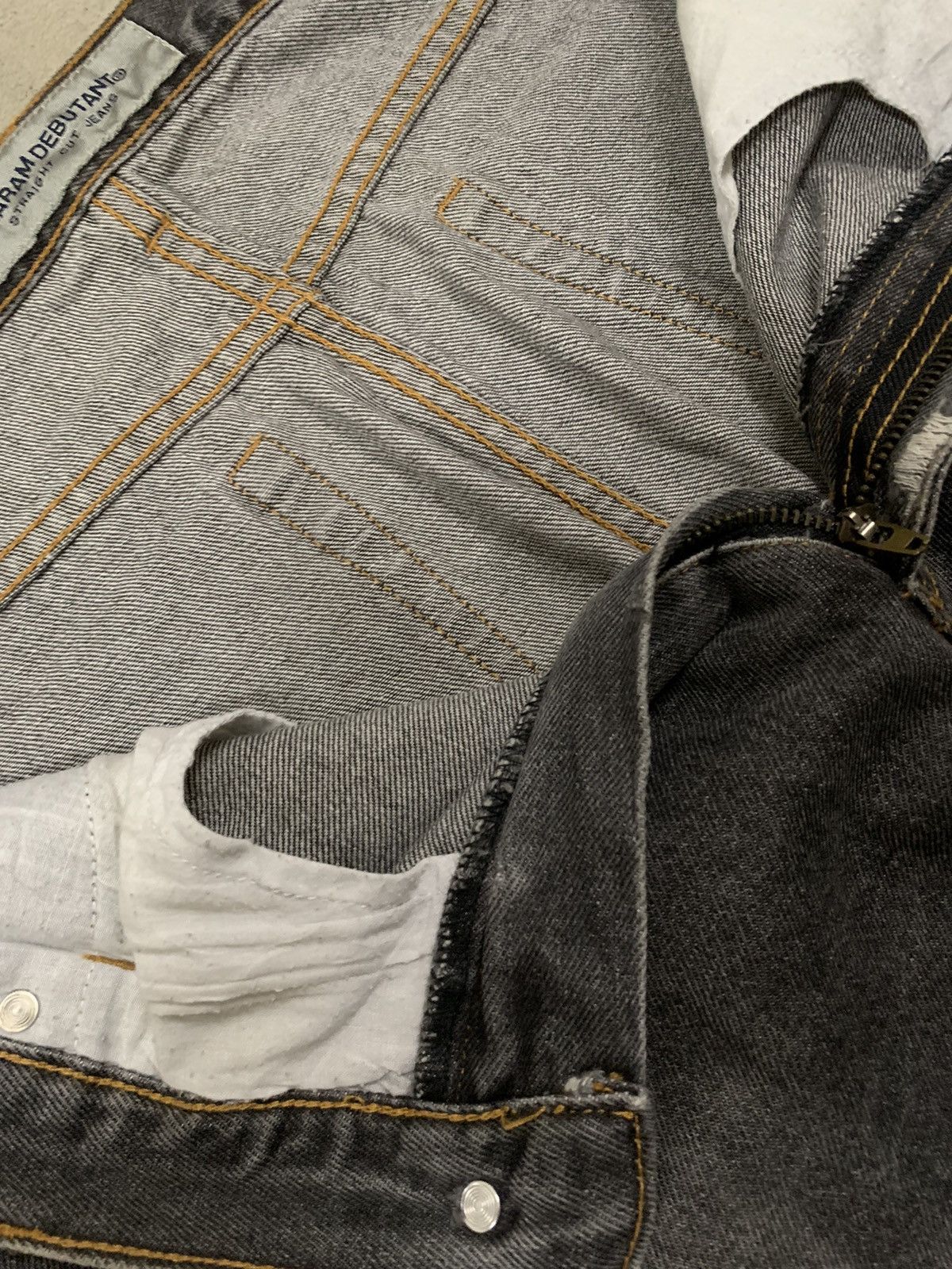 JNCO Vintage Japanese Brand Faded Loose Straight Distressed Jeans Size US 33 - 18 Thumbnail