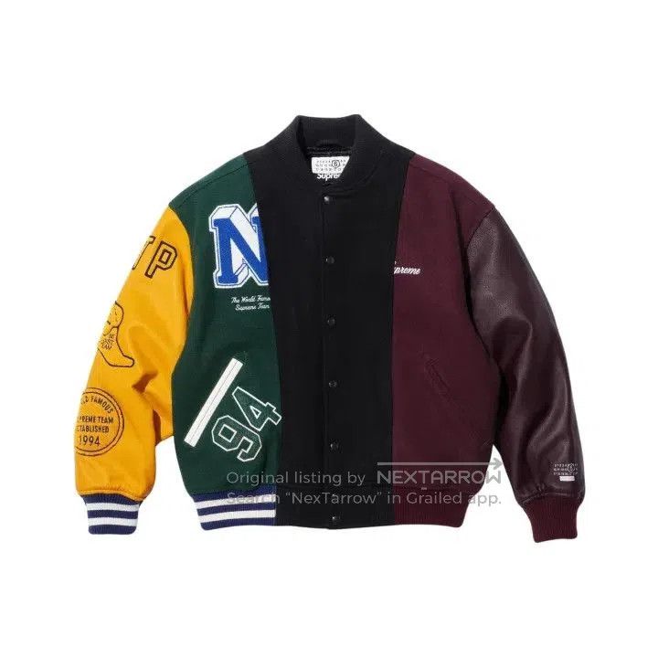 Maison Margiela Supreme x MM6 Maison Margiela Varsity Jacket . Size US L / EU 52-54 / 3 - 1 Thumbnail