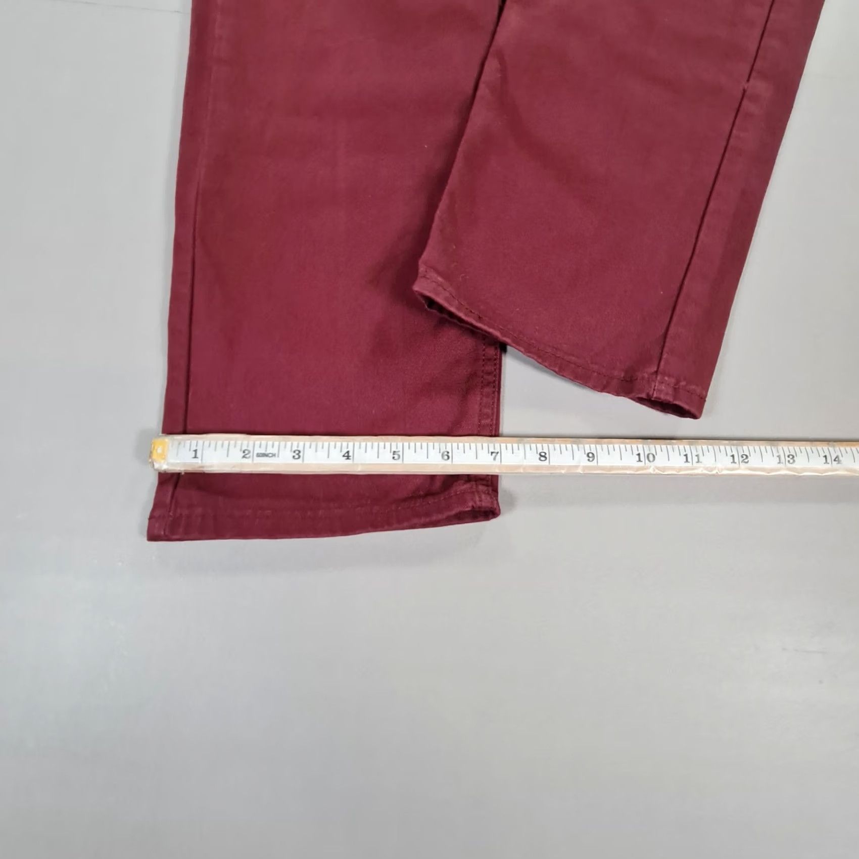 Levi's Levi's Mens Chino Trousers Slim Regular W31 L30 Red Cotton Elastane Pants Stretch Size US 31 - 5 Thumbnail